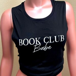 Book Club Babe Flowy Muscle Tank